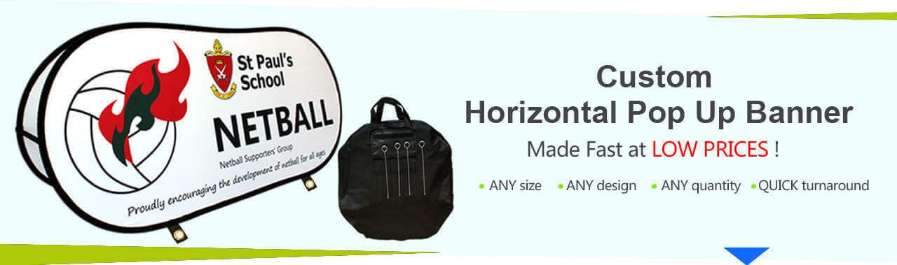 Custom Horizontal Pop Up Banner Free Ahipping Free Design